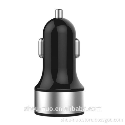 larger capacity car usb charger with cable